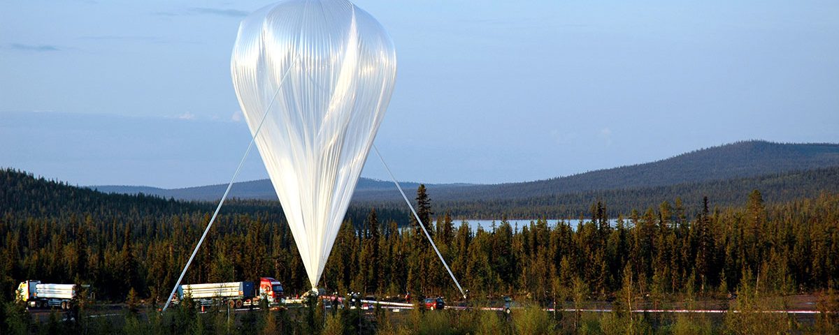 Balloon launch Esrange