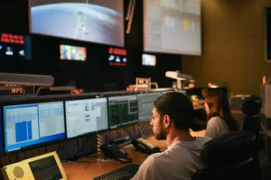 Engineers at the German Operations Center