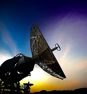 Antenna in sunset