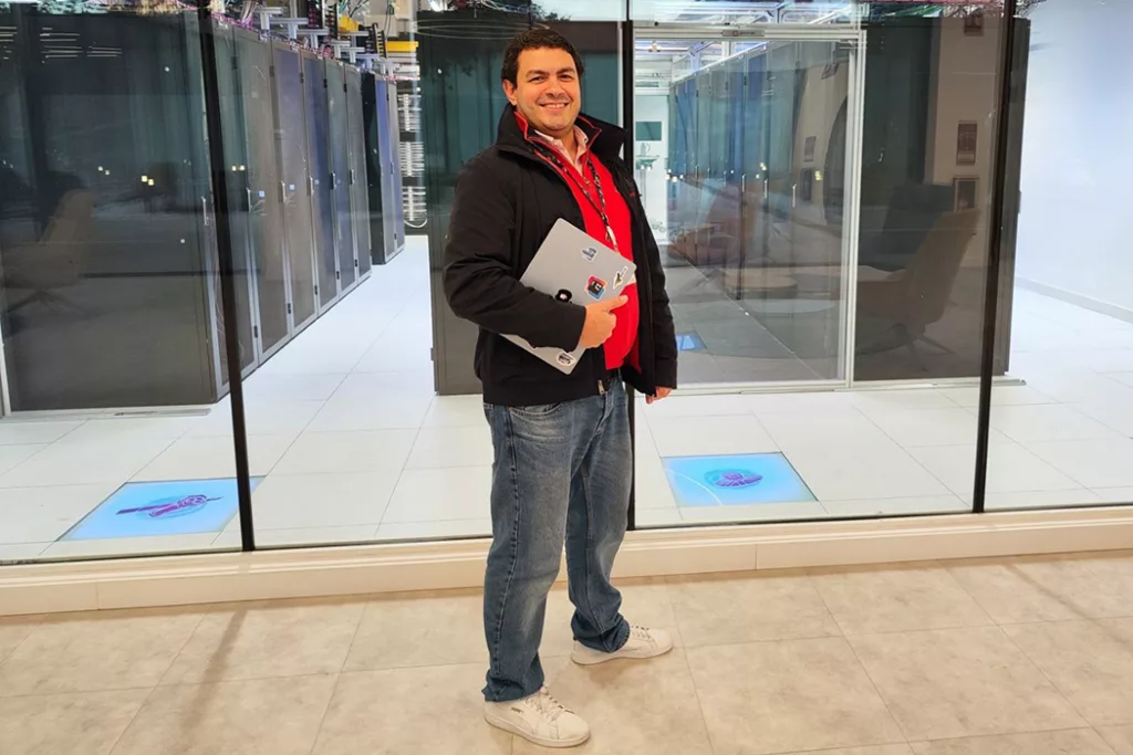 Joaquim at the ESAC data center