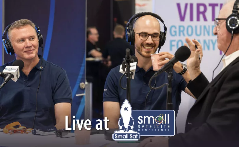 Jonas and Viktor interviewed at the conference