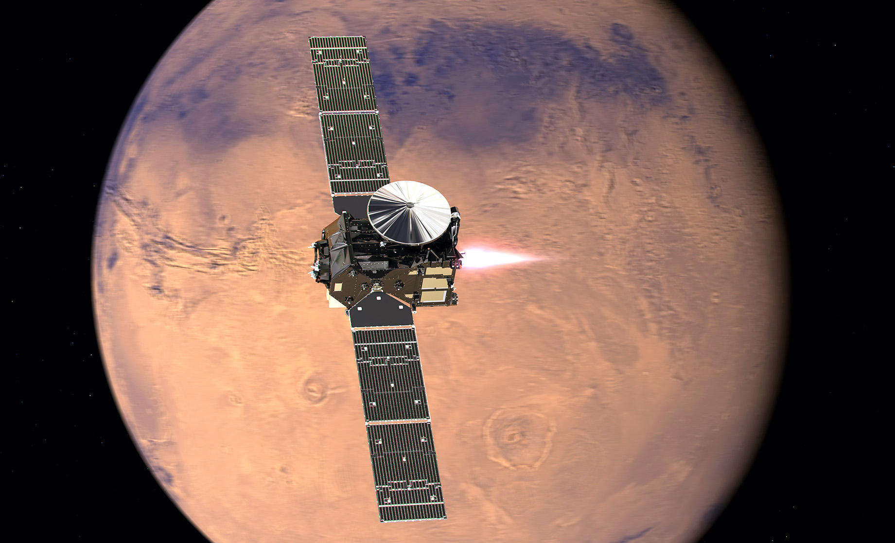 ExoMars_approaching_Mars (redigerad)