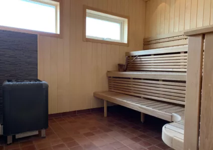 The sauna at Hotel Aurora
