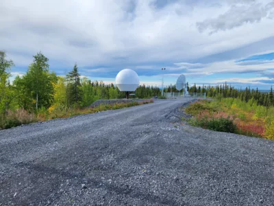 SSC Space Go antenna - Inuvik SSC Space Go antenna - Inuvik