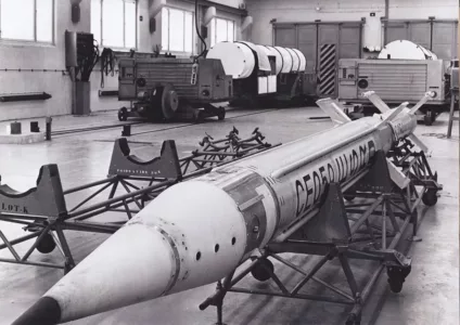 Rocket lying down