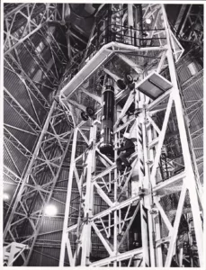 Rocket installed in Skylark tower