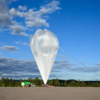 CNES TRANSAT balloon launch from Esrange CNES TRANSAT balloon launch from Esrange
