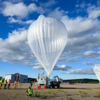 CNES TRANSAT balloon launch from Esrange